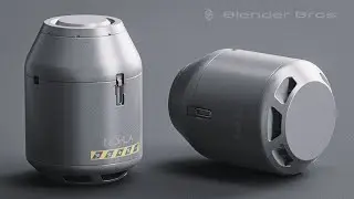 Hard Surface INDUSTRIAL Design Tutorial in Blender