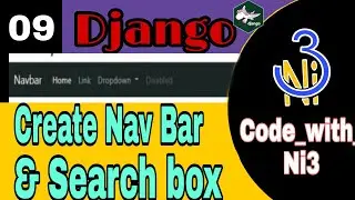 creating navigation bar in django & Search box in our django project