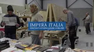 Курс венецианской штукатурки в Ирландии от Impera Italia