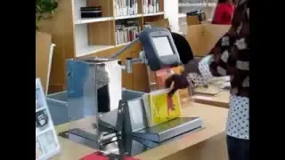 M&aacute;quina de autopr&eacute;stamo RFID y autoprestamo Electromagnetismo
