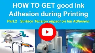 HOW TO GET good Ink Adhesion during Printing | Surface Tension