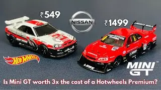 Hot Wheels Premium R34 vs. Mini GT R34: Why People Aren't Crazy for Paying 3x the Price!
