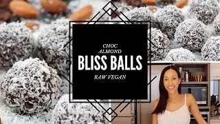 Chocolate Almond Bliss Balls Vegan Raw Recipe
