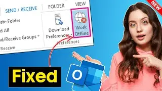 Fix Outlook is showing working Offline 2025 (100% Solved)