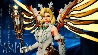 ♡ festive mercy asmr gaming ⋆ ˚｡⋆୨୧˚ overwatch asmr ✧ 🎄 whispering & keyboard sounds ☽˚｡⋆.