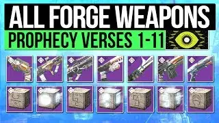 Destiny 2 New Light | ALL FORGE WEAPONS & VERSES! Lost Prophecy Weapon Perks & How to Get Them