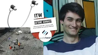 Antoine, co-fondateur de la startup SafeHear, l&rsquo;oreillette professionnelle de demain !