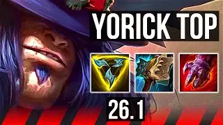 YORICK vs DARIUS (TOP) | EUW Master | 26.1