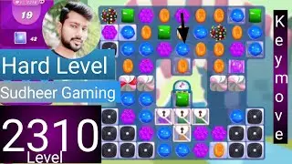 Candy crush saga level 2310 । Hard level । No boosters । Candy crush saga 2310  । Sudheer Gaming