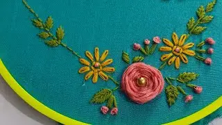 Unique Hand Imbroindry Art || Easy Hand Imbroindry || Hand Imboindry For Biggners || 