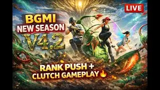 🔴 LIVE BGMI | Points-Based Giveaway 🎁 60 UC & Royal Pass | Join Squad via Team Code