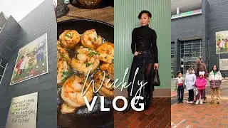 WEEKLY VLOG | BIRTHDAY DINNER, IN THE GYM, MAKING BLACK HISTORY + MORE