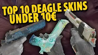 Top 10 BEST DEAGLE Skins Under 10&euro; in 2025 | CS2 on a BUDGET