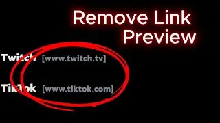 How To Remove Link Preview On Steam Profile