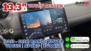 Land Rover Range Rover Vogue | Sport | Evoque (2013 &ndash; 2018) 13.3&Prime; HD IPS Touch-Screen GPS & Carplay