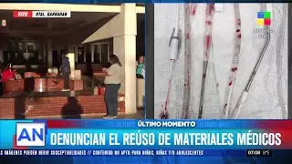 ✋🩺🏥 REUTILIZAN MATERIALES DESCARTABLES EN EL HOSPITAL GARRAHAN