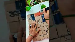 DIY flexible wooden mat for home decor #diy #craft #youtubeshorts #art #shorts