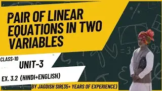 Class 10 Maths Chapter 3 &ndash; Pair of Linear Equations in Two Variables | Ex. 3.2 (NCERT Solutions)