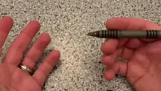 Hinderer Investigator Pen In Battlefield Pickup O1 Tool Steel First Impressions/Overview