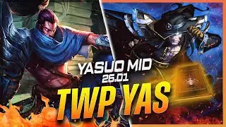 TheWanderingPro - Yasuo vs Twisted Fate MID Patch 26.1 - Yasuo Gameplay