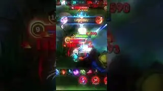 14 Kills + MANIAC!! Miya Crazy Damage Build  Miya Highlights #Heronblaze #shorts #mlbb
