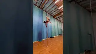 Flare and waterfall on static pole