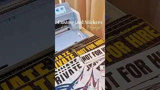 Custom Vinyl Sticker Printing | Indoor & Outdoor | JKJ Printing Services #CustomizedStickers