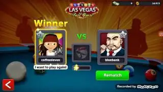 8 ball pool-Las Vegas W/Christmas cue