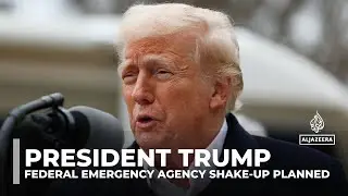 President Trump visits disaster areas, federal emergency agency shake-up planned