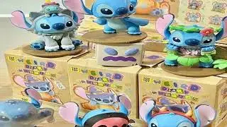 Original Disney Weird Diary Series Stitch Cartoon Action Figures Kawaii Anime Model Doll Toy Desktop