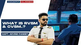 What is RVSM & CVSM ..? #cockpitclasses #commercialpilot #pilottraining #dgcagroundclasses 