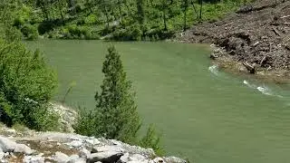 Riverside natural mountain hot spring Pine flats hotspring Idaho