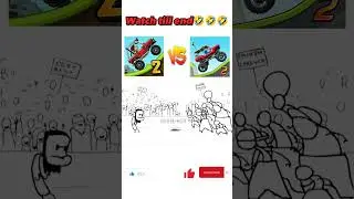 Hill climb racing 2 vs MMX hill dash 2 🤣🤣🤣 watch till end #shorts #hcr2 #funny #viral