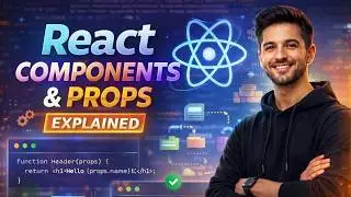 React Functional Components & Props Explained for Beginners | React JS Tutorial #react