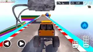 4x4 track stunt driving game racing car game Android app mobile #viral #2024 subscribe