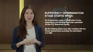Conduct of Sufficiency Determination Stage
