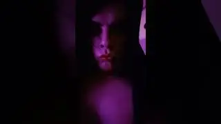 The divine beast is back (Androgynous gothguy flexes strong physique)