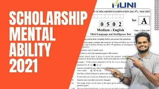 Scholarship 8th Exam Intelligence Test  2021 by Aditya Kachave