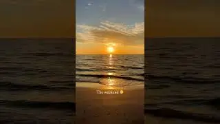 Where will you be watching the sunset this weekend? ☀️