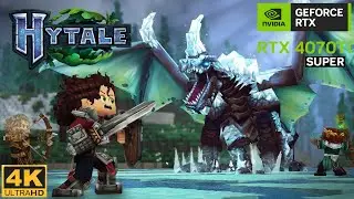 RTX 4070 Ti Super | HYTALE Gameplay Benchmark | Ultra Settings | 4K/UHD (3840 x 2160)