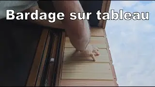233 Ma maison en A autonome (207/300) Bardage en bois sur le tableau des fenêtres (3/4)