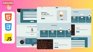 Responsive Coffee Website Design Using HTML , CSS & JavaScript With Free Source Code