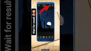 Portrat photo editing with night moon 🎑  Photo editing tutorials #shorts #photoediting #viraledit