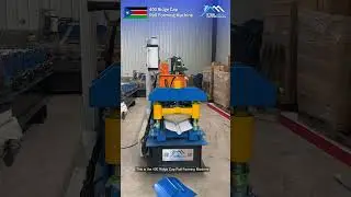 🔥 Revolutionize Roofing!  400 Ridge Cap Machine LIVE Demo + Efficiency Boost！#ridger #roofing