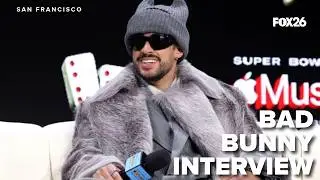Bad Bunny interviewed about his upcoming halftime performance at Super Bowl LX