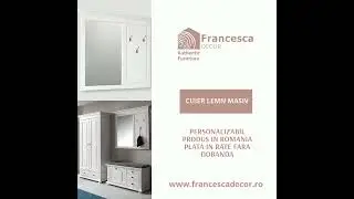 Cuier Lemn Masiv - Francesca Decor - Plata In Rate Fara Dobanda - Personalizabil - Produs In Romania