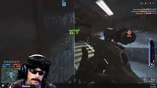 DrDisRespect First BattleField 4 Game Play in 2018 with Shroud