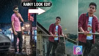 Mansoon Rainy Effect Photo Editing In Picsart | Picsart Photo Editing | How To Edit Photos In Mobile