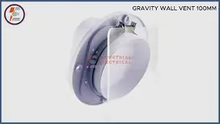 Vent Cover | 100mm Gravity Wall &ndash; Automatic Airflow Vent for Home & HVAC Systems