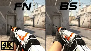 CSGO AK-47 | Asiimov - Skin showcase and gameplay all floats [4K60FPS]